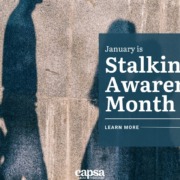 01-08-26 Stalking Awareness Blog Header January is Stalking Awareness Month
